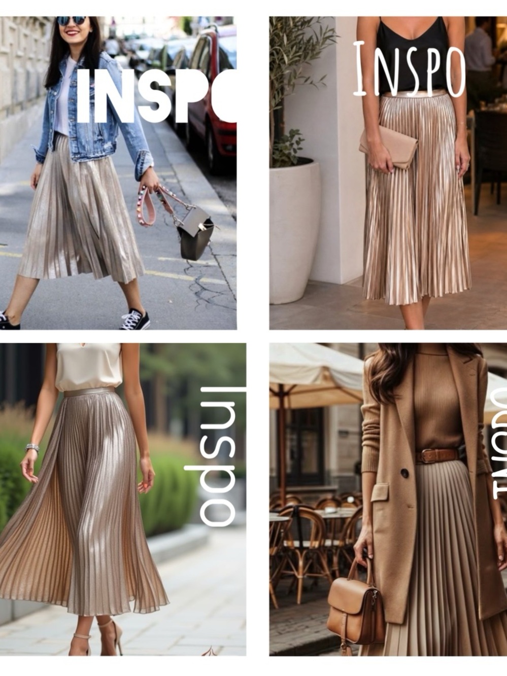 Loft shimmering pleated skirt NWT